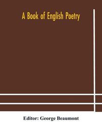 Cover image for A Book of English Poetry