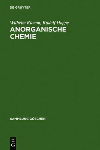 Cover image for Anorganische Chemie