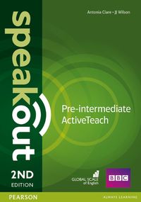 Cover image for Speakout Pre-Intermediate 2nd Edition Active Teach