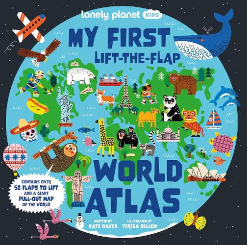 Cover image for Lonely Planet Kids My First Lift-the-Flap World Atlas