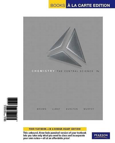 Chemistry: The Central Science, Books a la Carte Edition