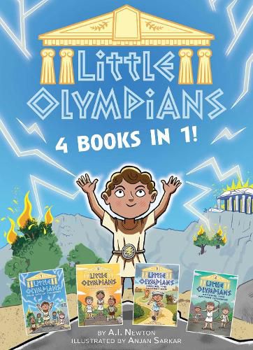 Cover image for Little Olympians: 4 books in 1! (A Chapter Book Series about Little Greek Gods)