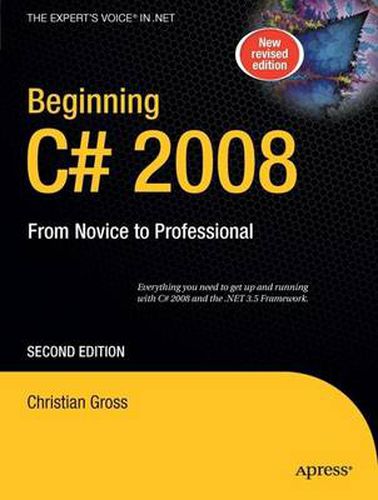 Cover image for Beginning C# 2008: From Novice to Professional