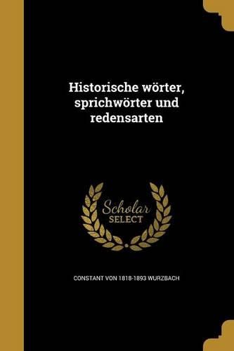 Cover image for Historische Worter, Sprichworter Und Redensarten