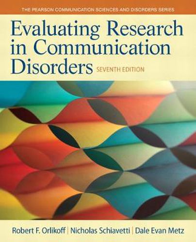 Cover image for Evaluating Research in Communication Disorders