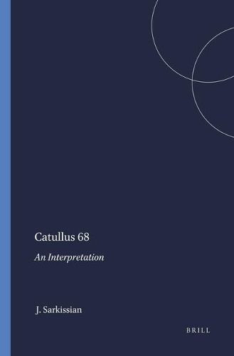 Cover image for Catullus 68: An Interpretation