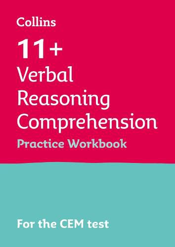 11+ Verbal Reasoning Comprehension Practice Workbook: For the Cem Tests