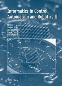 Cover image for Informatics in Control, Automation and Robotics II