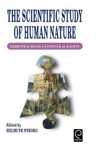 Cover image for Scientific Study of Human Nature: Tribute to Hans J.Eysenck at Eighty