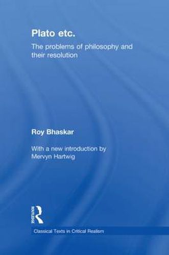 Cover image for Plato Etc: Problems of Philosophy and their Resolution