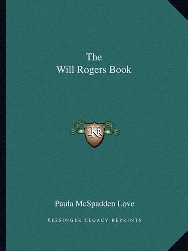 Cover image for The Will Rogers Book