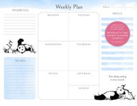 Cover image for Big Panda and Tiny Dragon Weekly Planner Notepad