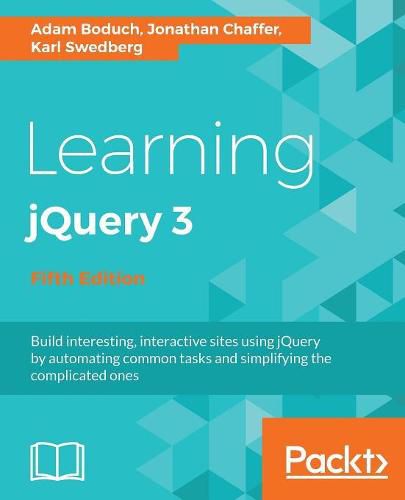 Cover image for Learning jQuery 3 - Fifth Edition