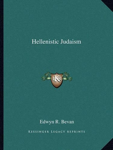 Cover image for Hellenistic Judaism