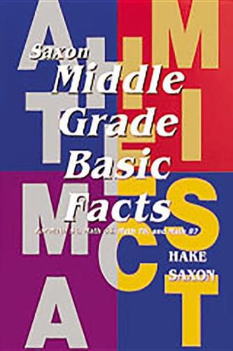 Cover image for Saxon Basic Fact Cards Middle Grades