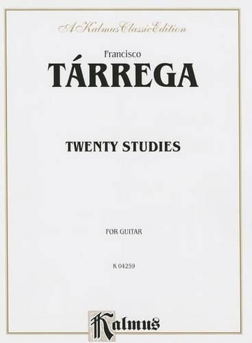 Cover image for Twenty Studies: For Guitar