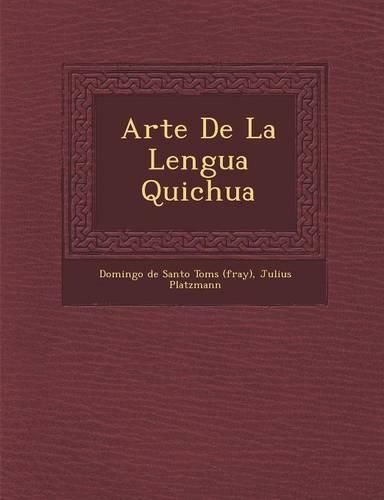 Cover image for Arte de La Lengua Quichua