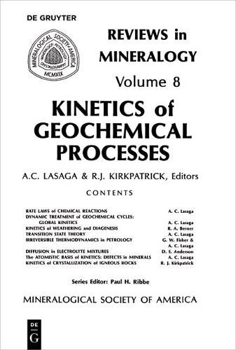 Cover image for Kinetics of Geochemical Processes