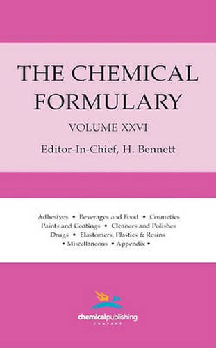 Cover image for The Chemical Formulary, Volume 26: Volume 26