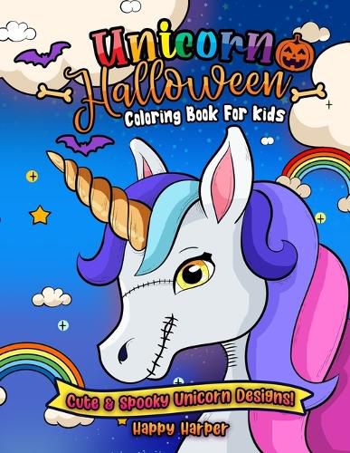 Cover image for Unicorn Halloween Coloring Book