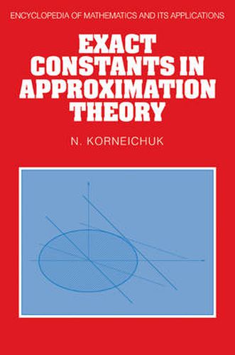 Cover image for Exact Constants in Approximation Theory