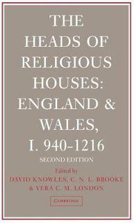 Cover image for The Heads of Religious Houses