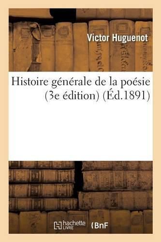Cover image for Histoire Generale de la Poesie 3e Edition