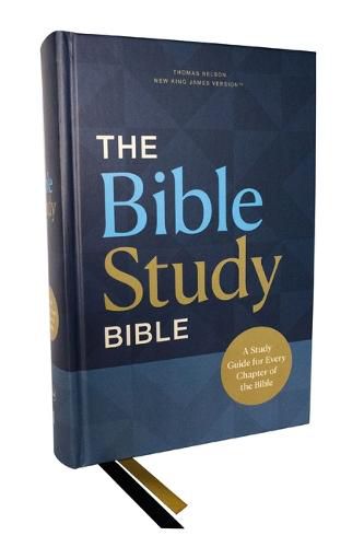 Cover image for NKJV, The Bible Study Bible, Hardcover, Comfort Print