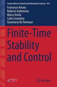 Cover image for Finite-Time Stability and Control