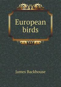 Cover image for European birds