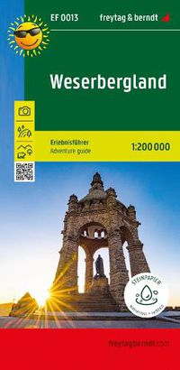 Cover image for Weserbergland, adventure guide 1:200,000, freytag & berndt, EF 0013