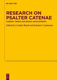 Cover image for Research on Psalter Catenae