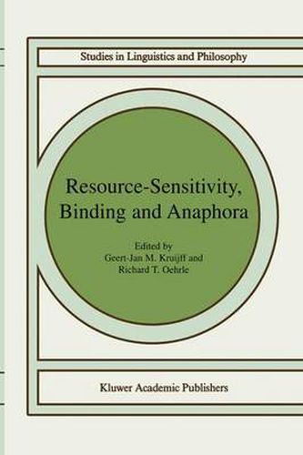 Cover image for Resource-Sensitivity, Binding and Anaphora