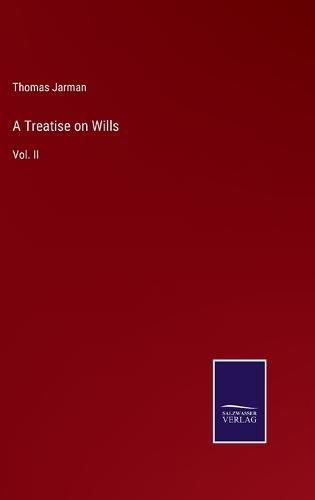 Cover image for A Treatise on Wills