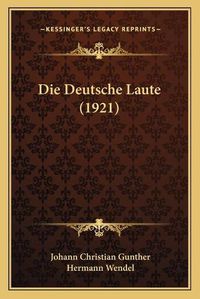 Cover image for Die Deutsche Laute (1921)