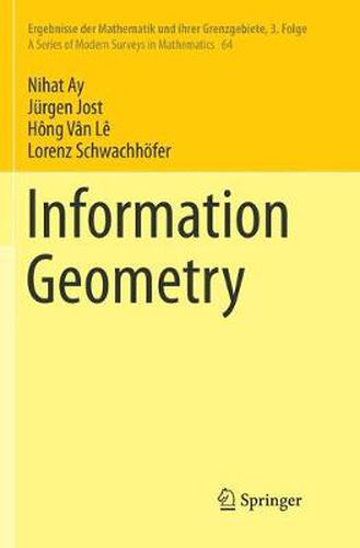 Cover image for Information Geometry