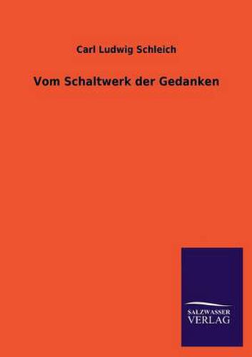 Cover image for Vom Schaltwerk Der Gedanken
