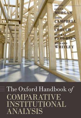 Cover image for The Oxford Handbook of Comparative Institutional Analysis