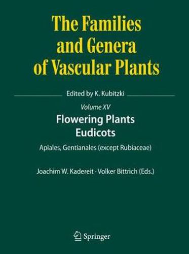 Cover image for Flowering Plants. Eudicots: Apiales, Gentianales (except Rubiaceae)