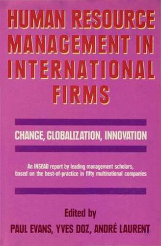 Cover image for Human Resource Management in International Firms: Change, Globalization, Innovation