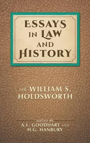 Cover image for Essays in Law and History