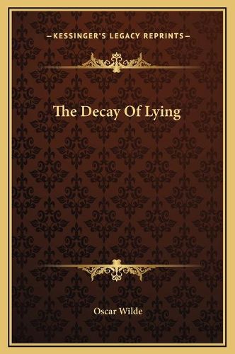 Cover image for The Decay of Lying