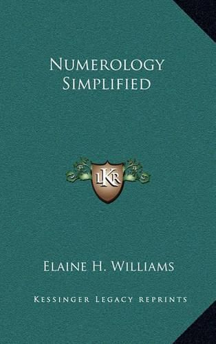 Cover image for Numerology Simplified