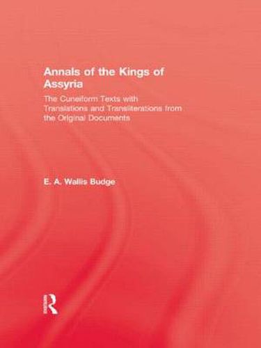 Cover image for Annals Of The Kings Of Assyria