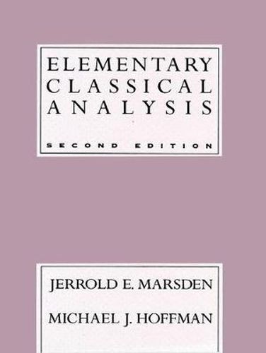 Cover image for Elementary Classical Analysis