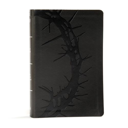 Cover image for KJV Large Print Personal Size Reference Bible, Charcoal Leathertouch Indexed