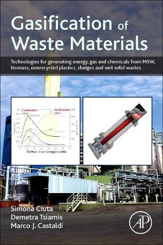 Cover image for Gasification of Waste Materials: Technologies for Generating Energy, Gas, and Chemicals from Municipal Solid Waste, Biomass, Nonrecycled Plastics, Sludges, and Wet Solid Wastes