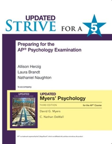 Cover image for Updated Strive for a 5: Preparing for the AP (R) Psychology Exam