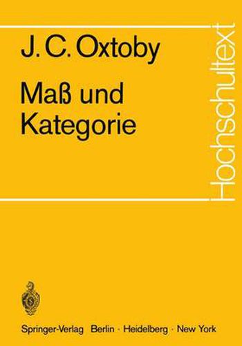 Cover image for Mass und Kategorie