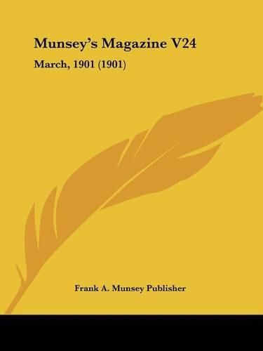 Cover image for Munsey's Magazine V24: March, 1901 (1901)